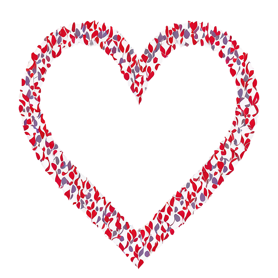 Valentine Heart Pattern Png 88 PNG Image