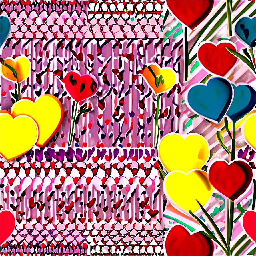 Valentine Pattern Png 23 PNG Image