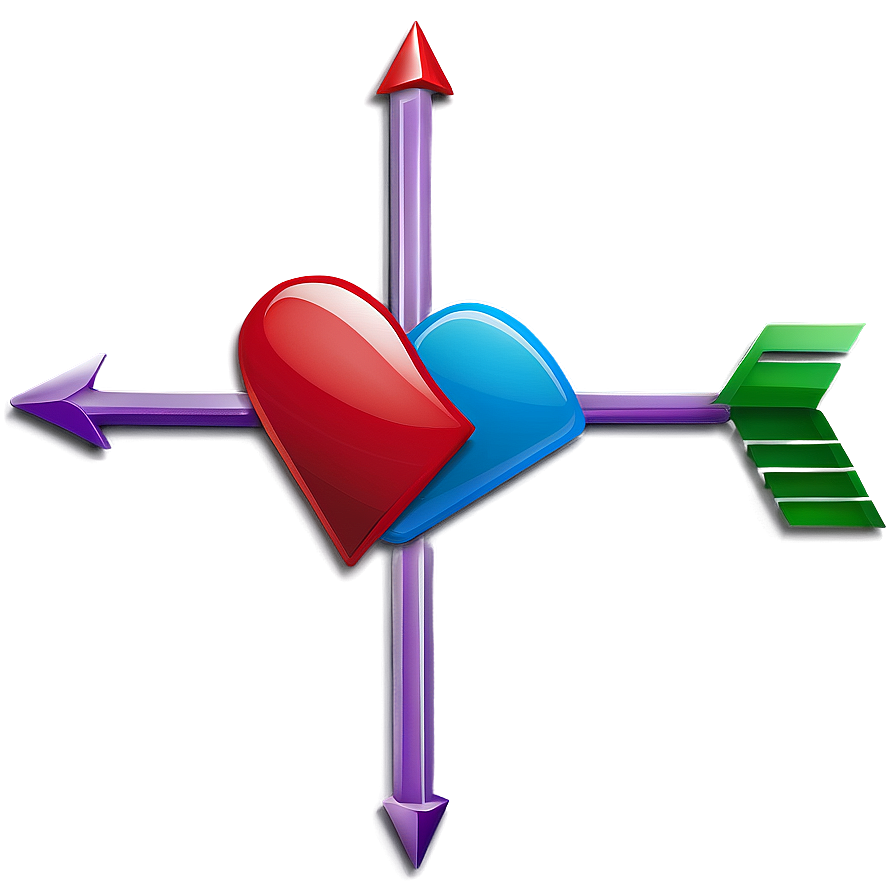 Valentine's Day Arrow Png 1 PNG Image