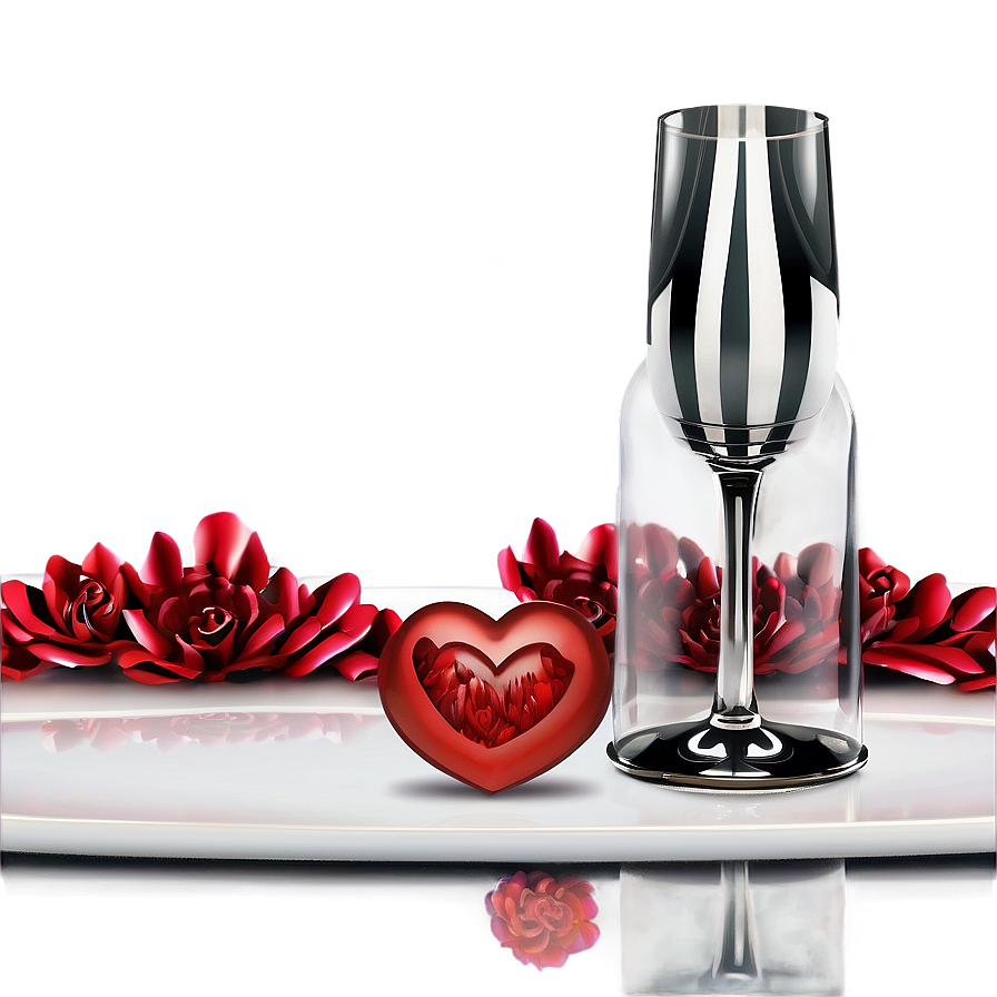 Valentine's Day Dinner Png 05242024 PNG Image