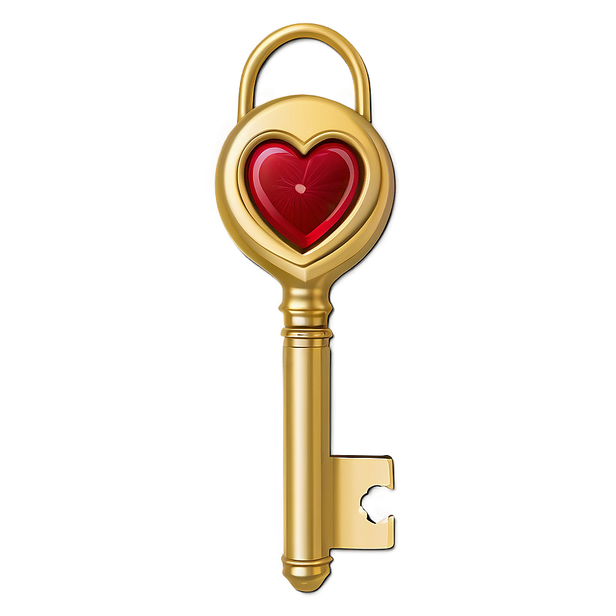 Valentine's Day Love Key Png 40 PNG Image