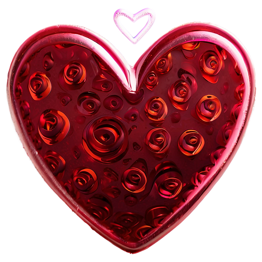 Valentine's Day Red Hearts Png Xtv PNG Image