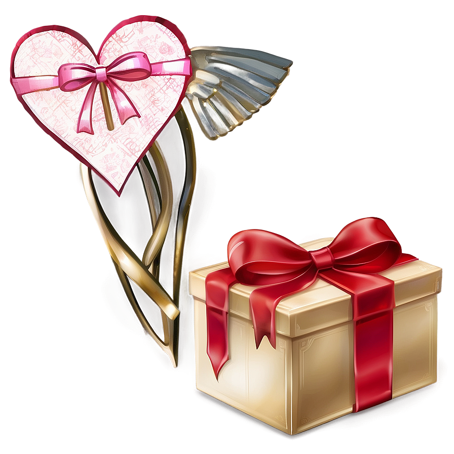 Valentine's Gift Box Png Tbm87 PNG Image