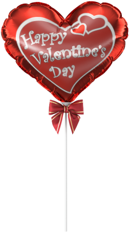 Valentines Day Heart Balloon PNG Image