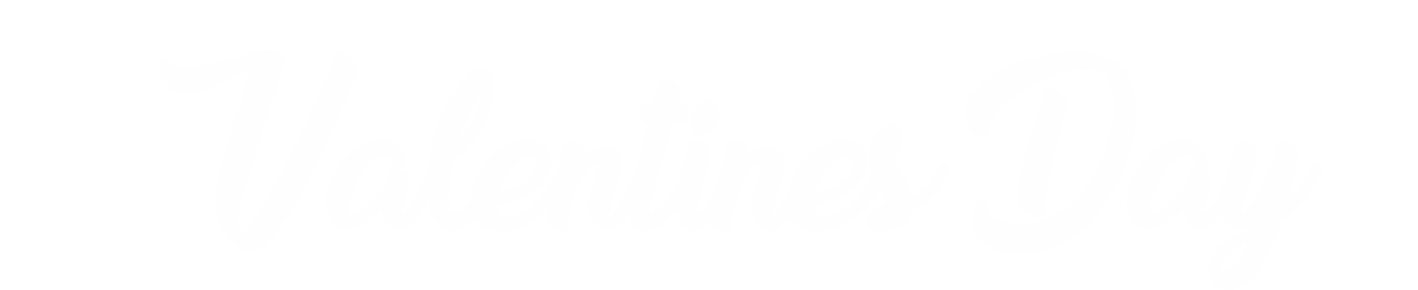 Valentines Day Script Text PNG Image