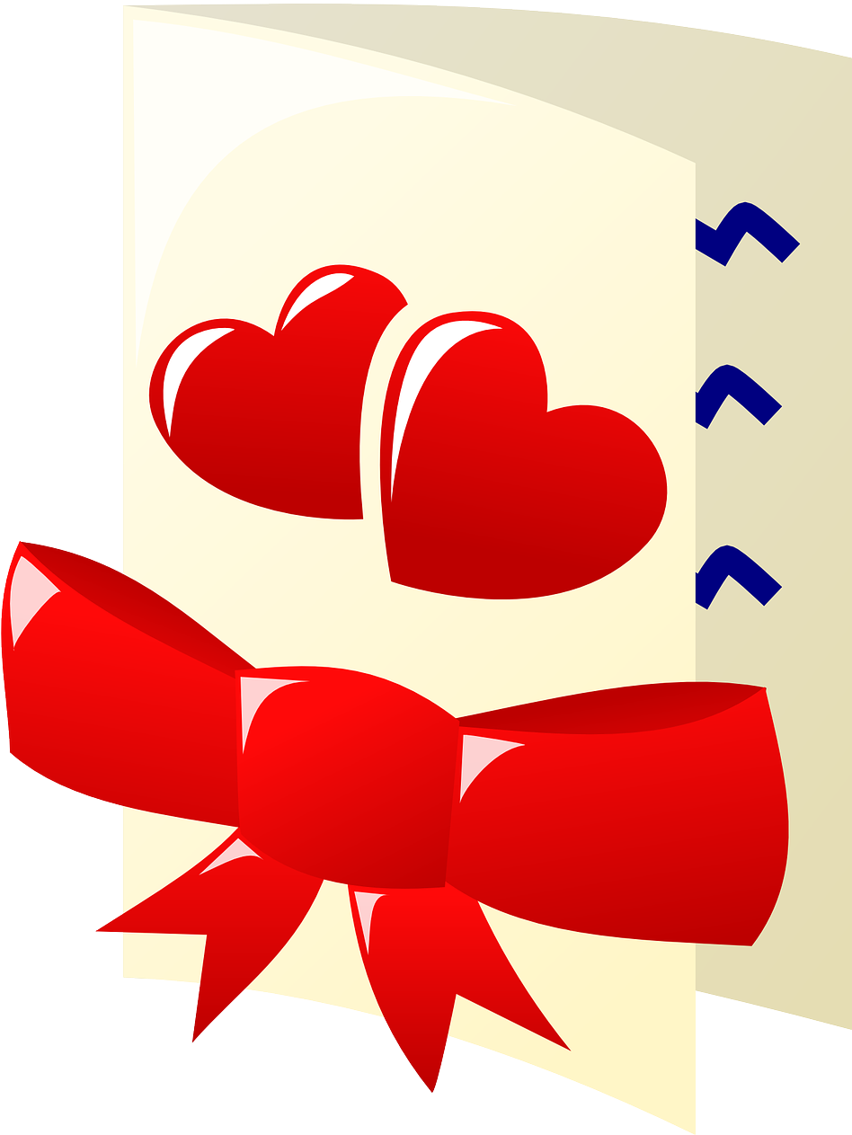 Valentines Greeting Card Vector PNG Image