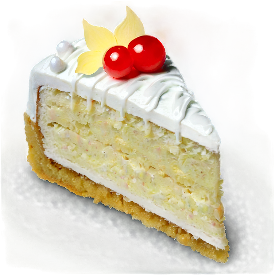 Vanilla Cake Slice Png 29 PNG Image