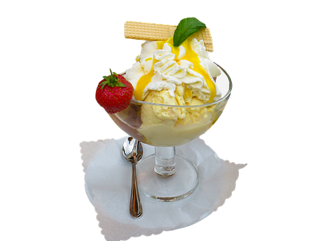 Vanilla Ice Cream Dessert Delight.jpg PNG Image