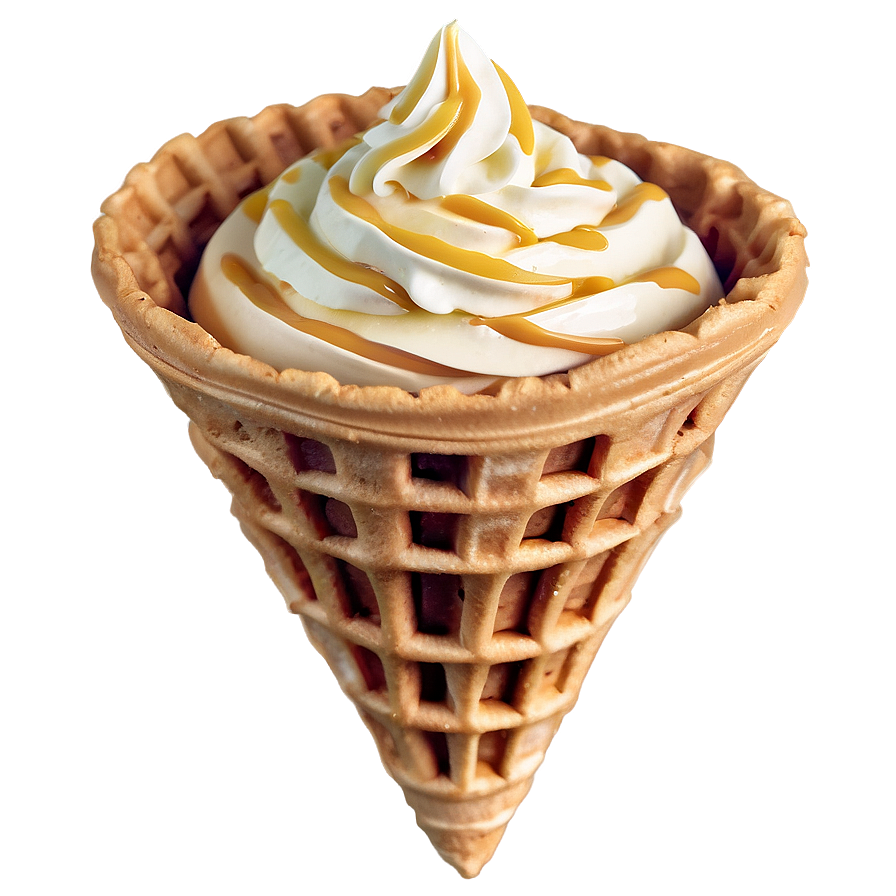 Vanilla Waffle Cone Png 06282024 PNG Image