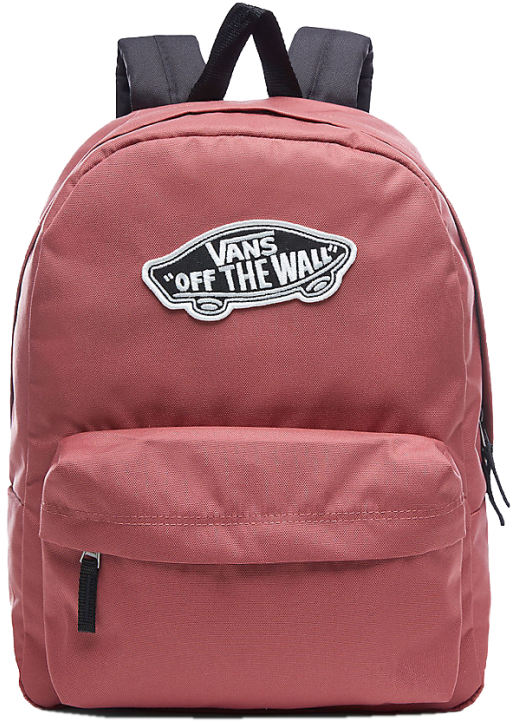 Vans Off The Wall Backpack Maroon PNG Image