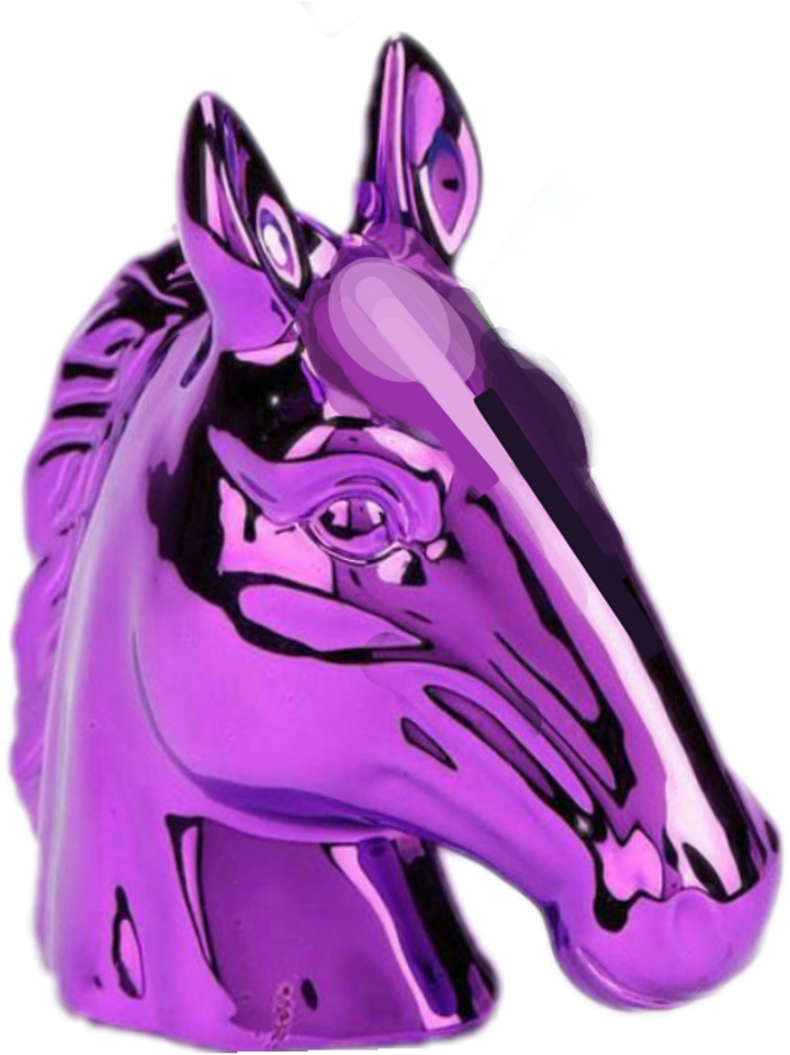 Vaporwave Equine Sculpture.png PNG Image