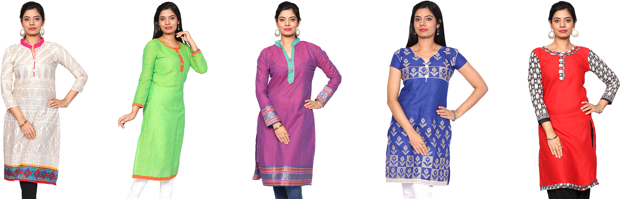 Variety Kurtis Collection PNG Image