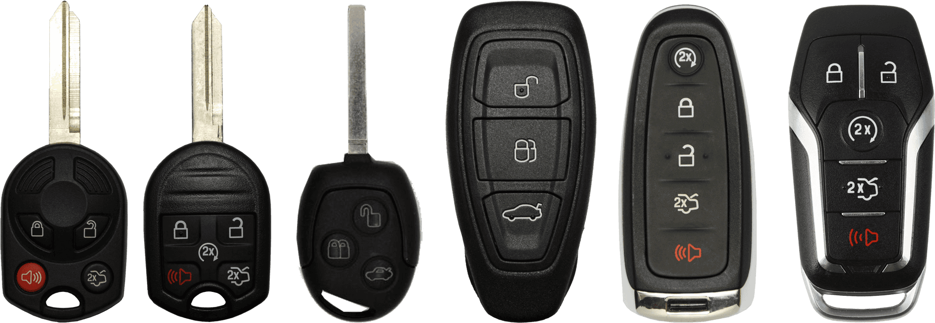 Varietyof Car Keysand Fobs PNG Image