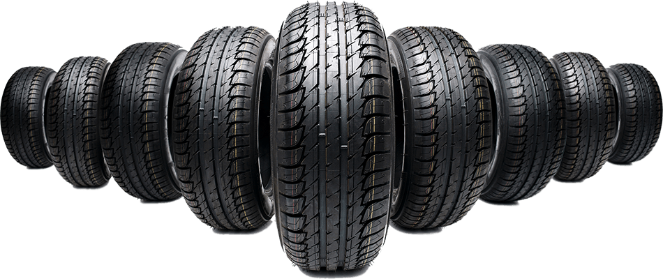 Varietyof Car Tires PNG Image