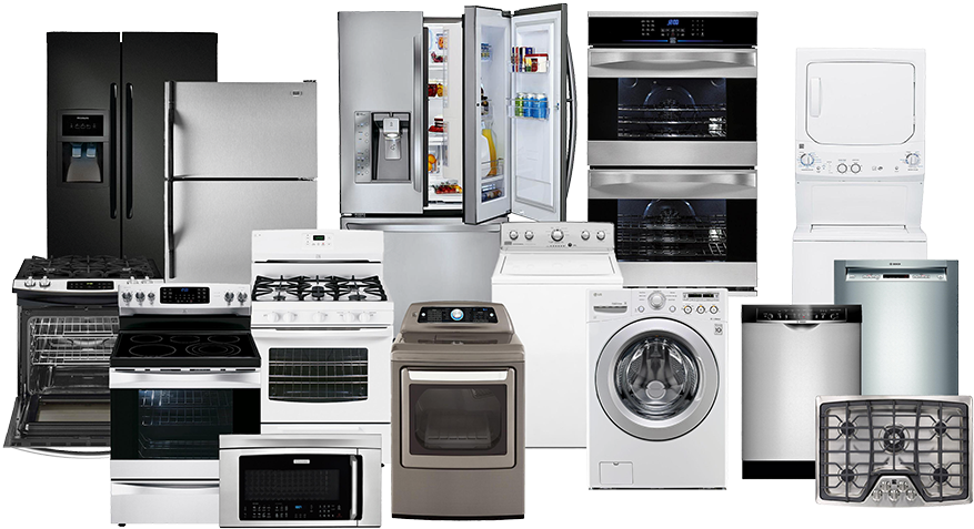 Varietyof Home Appliances PNG Image