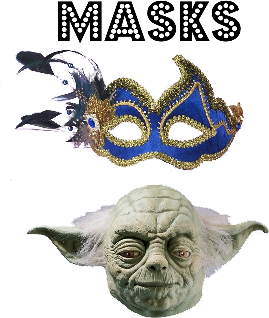 Varietyof Masks Collection PNG Image