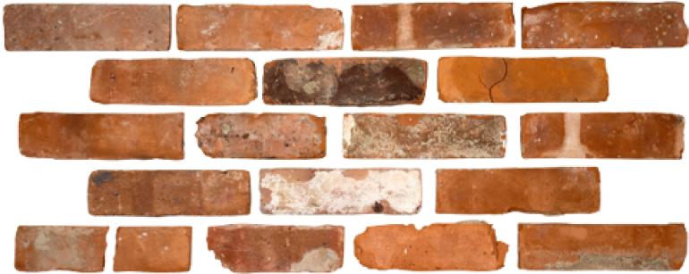 Varietyof Old Bricks Texture PNG Image