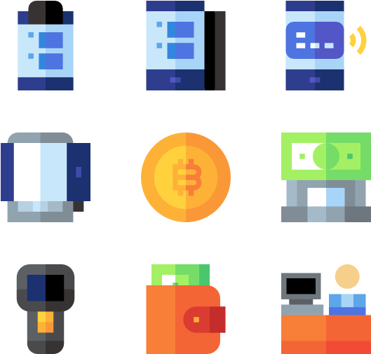 Various Payment Methods Icons PNG Image