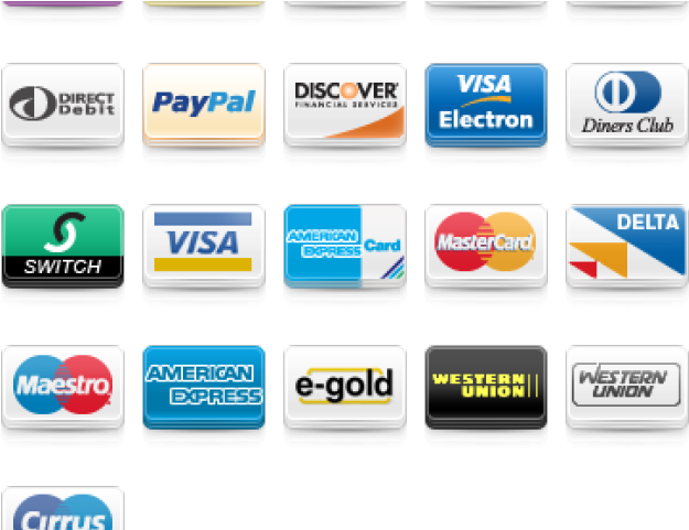 Various Payment Options Icons PNG Image