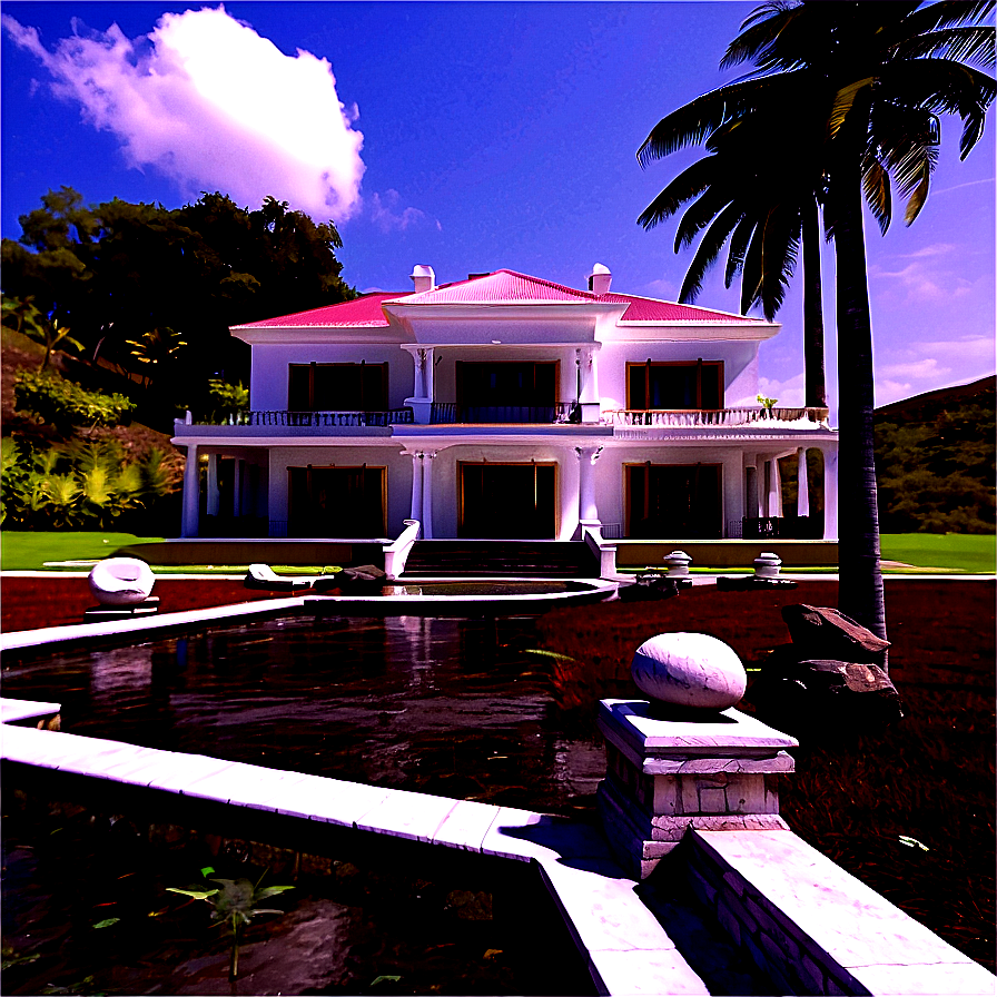 Vast Mansion Grounds Png 90 PNG Image