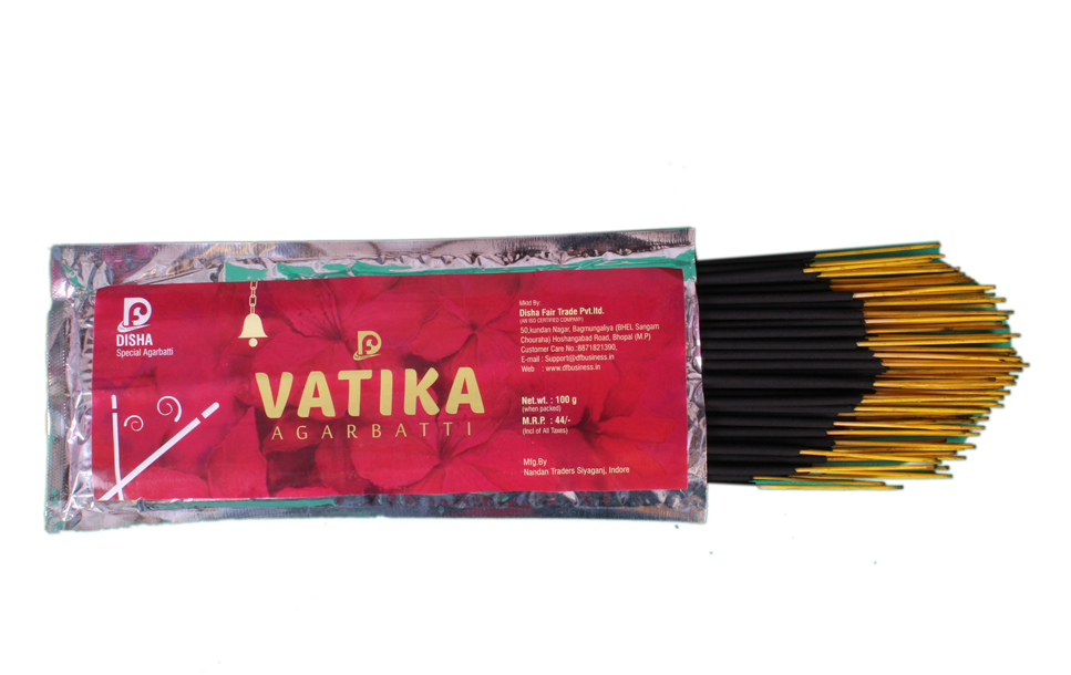 Vatika Agarbatti Incense Sticks Packaging PNG Image