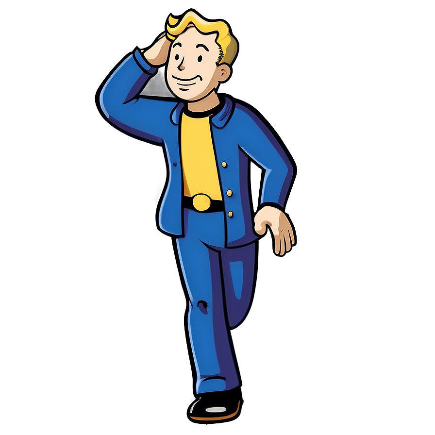 Vault Boy High Resolution Png 06202024 PNG Image