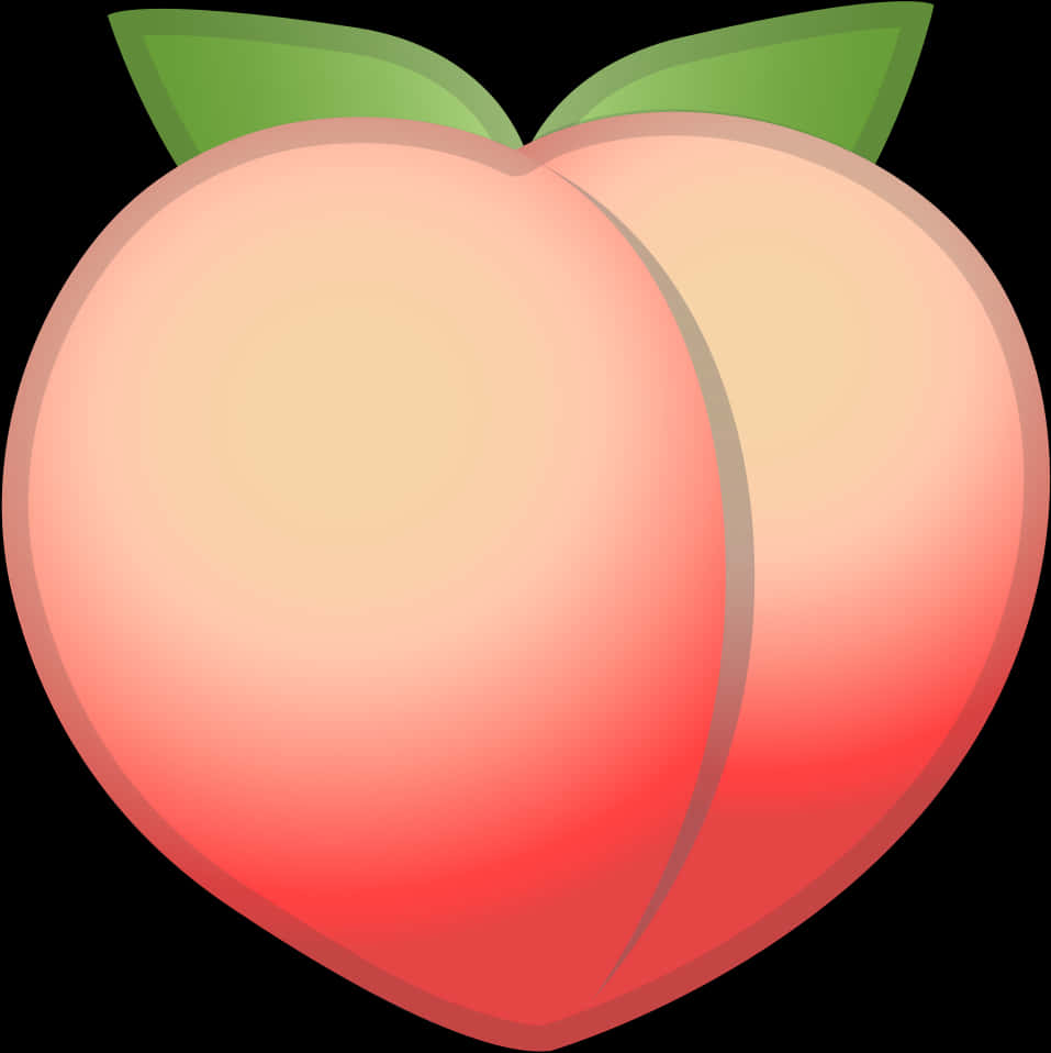 Vector Illustrationof Peach PNG Image