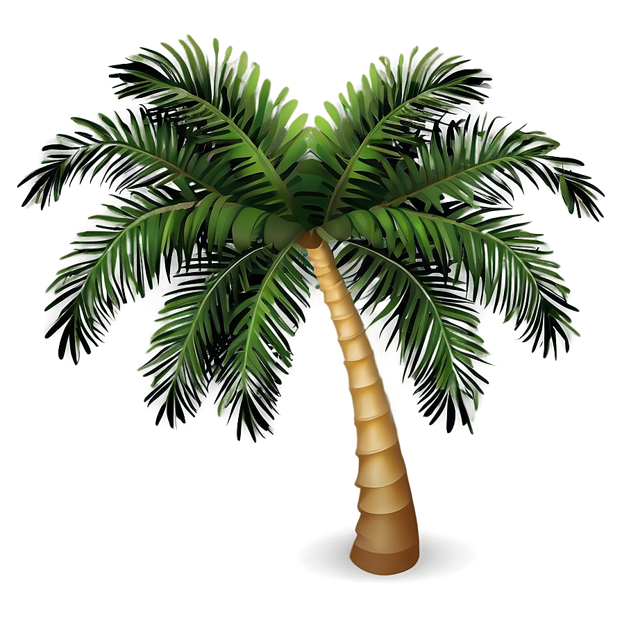 Vector Palm Tree Emoji Png Fcy PNG Image