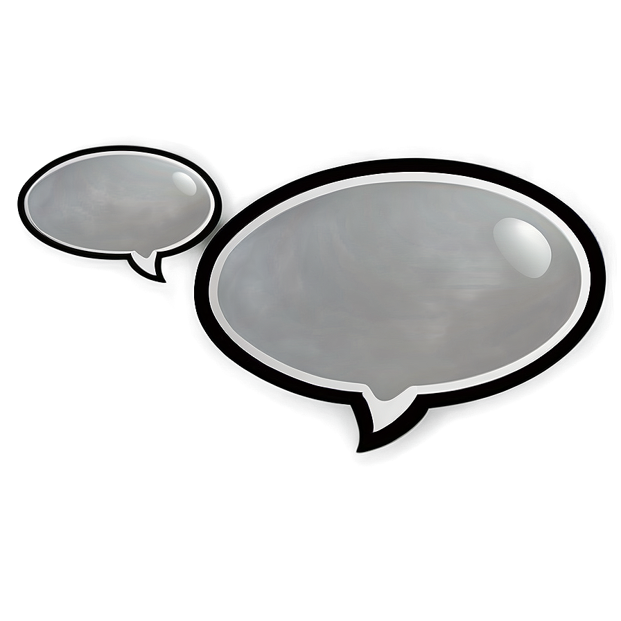 Vector Thinking Bubble Png Qll PNG Image