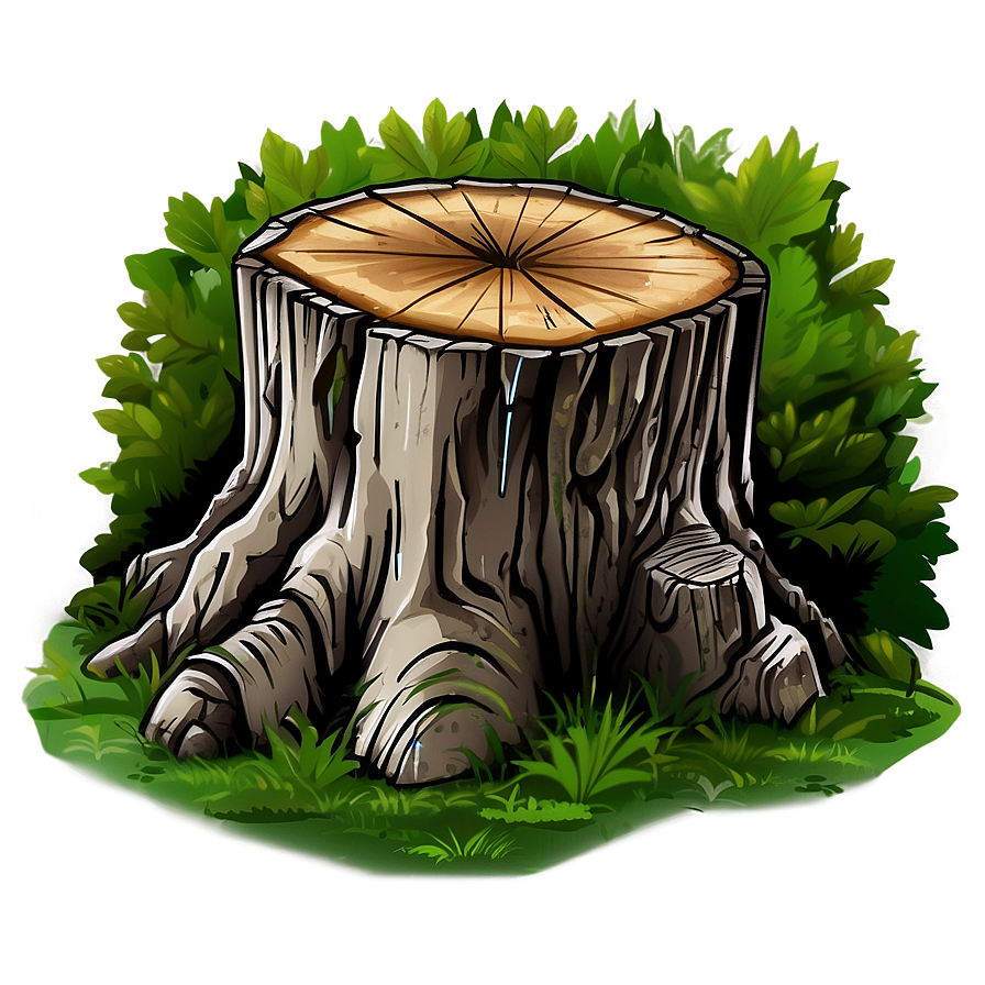 Vector Tree Stump Png Aos24 PNG Image