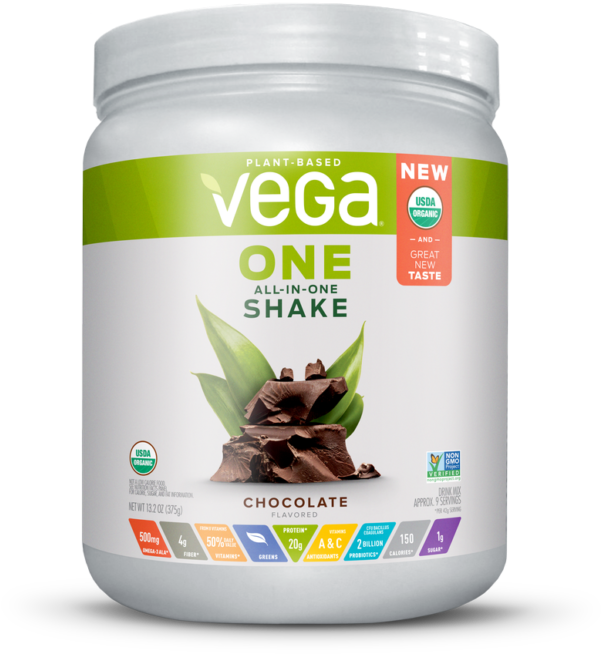 Vega One Chocolate Protein Shake PNG Image