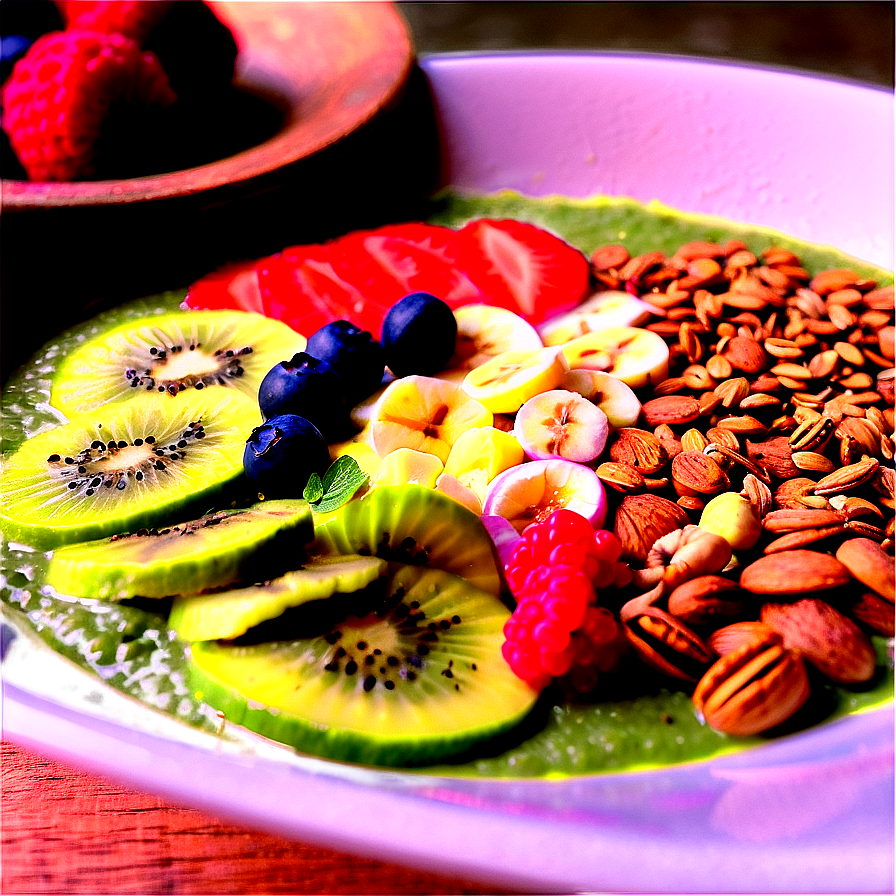 Vegan Breakfast Smoothie Bowl Png 05212024 PNG Image