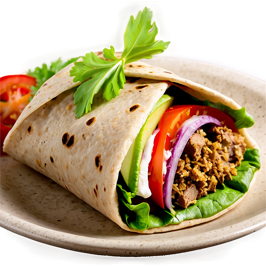 Vegan Gyro Wrap Png 5 PNG Image