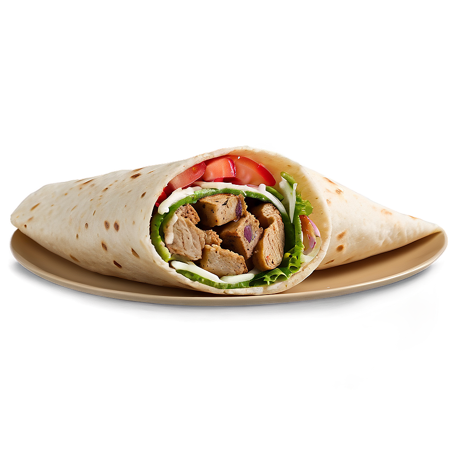 Vegan Gyro Wrap Png Kru PNG Image