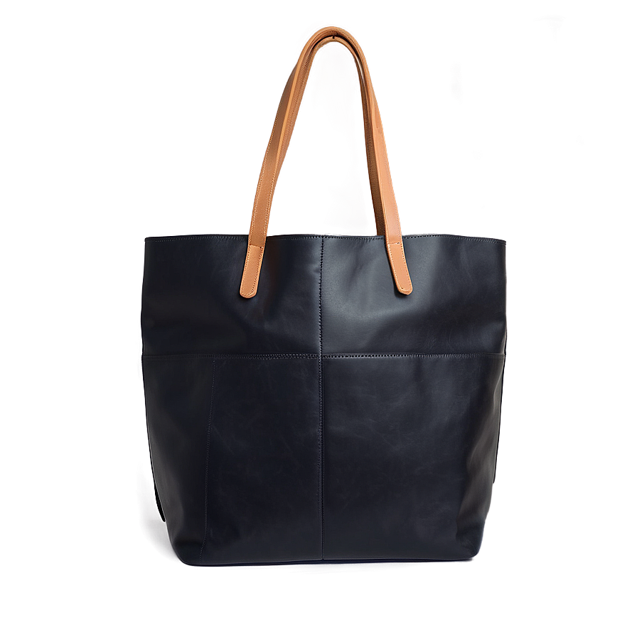 Vegan Leather Tote Bag Png Qpu PNG Image