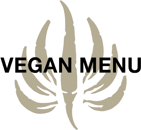 Vegan Menu Signage PNG Image