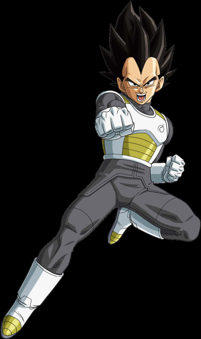 Vegeta Readyfor Battle PNG Image