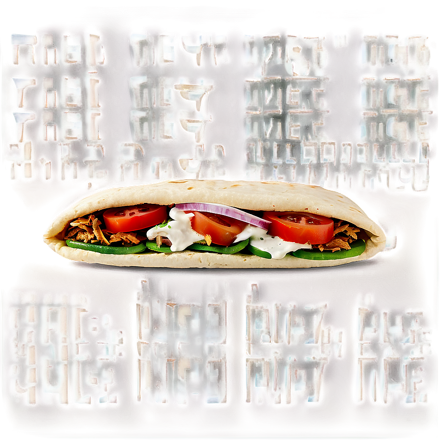 Vegetarian Gyro Png Mqx PNG Image