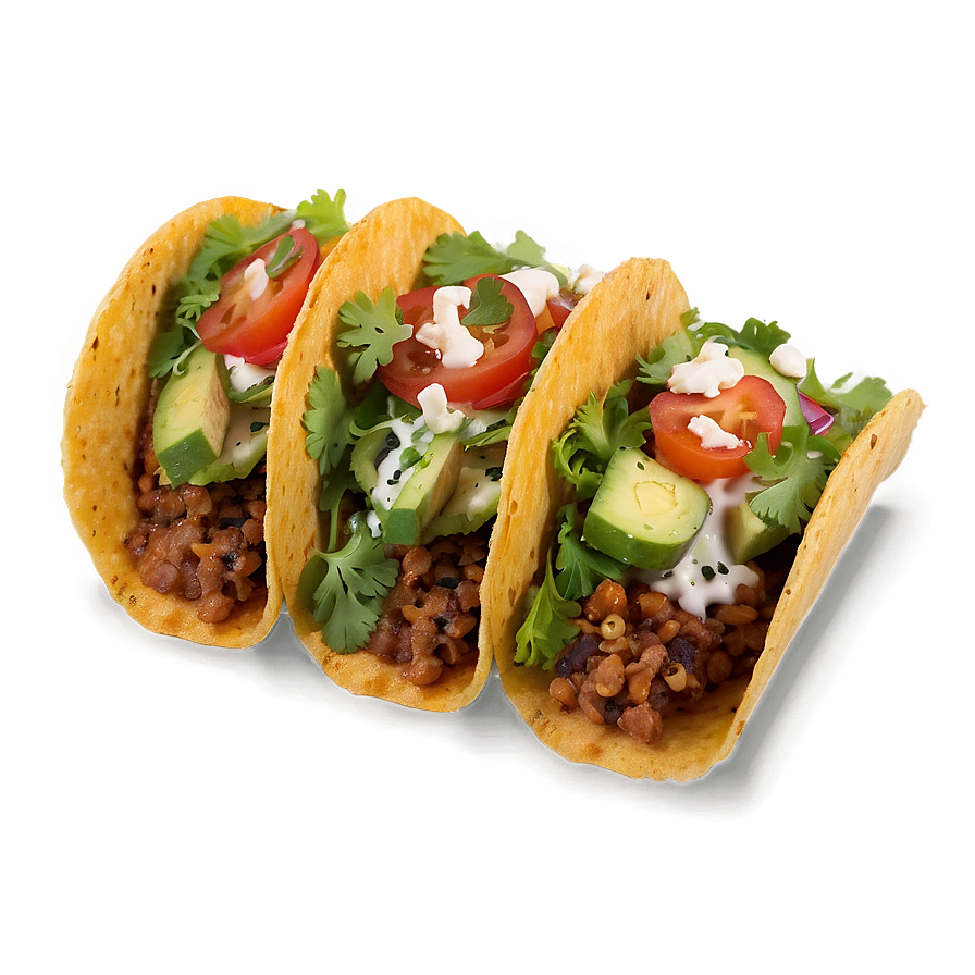 Vegetarian Tacos Png 05232024 PNG Image