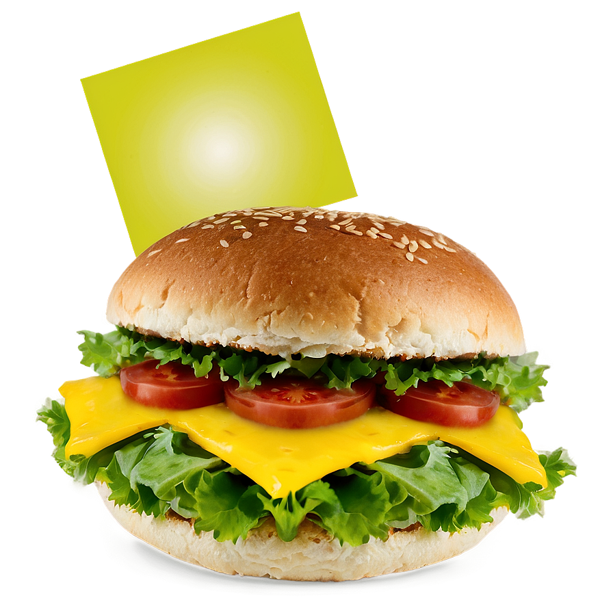 Veggie Cheeseburger Twist Png 05242024 PNG Image