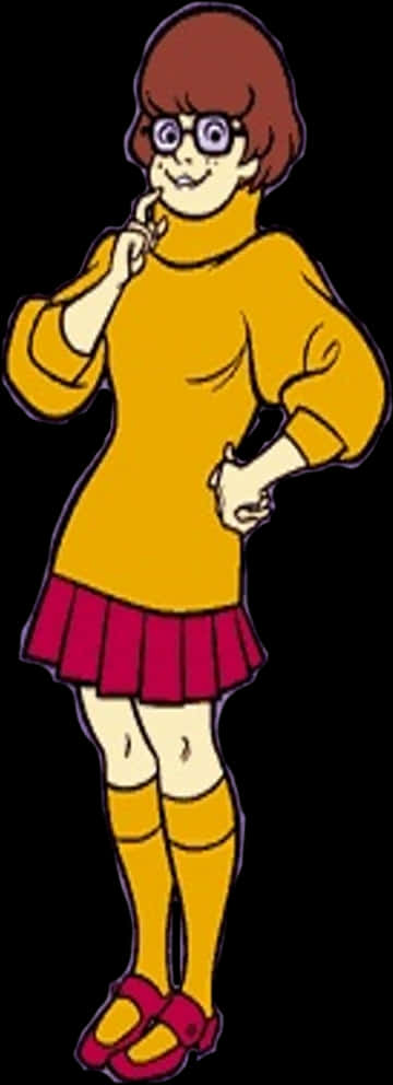 Velma Dinkley Scooby Doo Character PNG Image