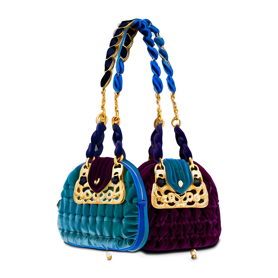 Velvet Handbag Png Iau53 PNG Image