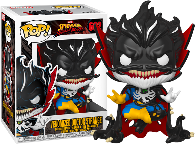 Venomized Doctor Strange Funko Pop PNG Image