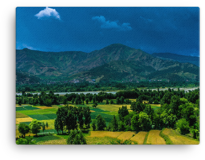 Verdant_ Valley_ Beneath_ Mountain_ Range.jpg PNG Image