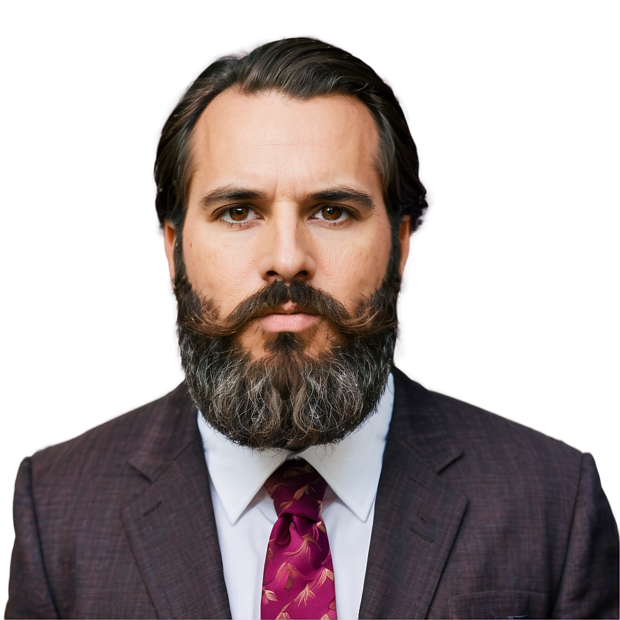 Verdi Beard Look Png Wed PNG Image