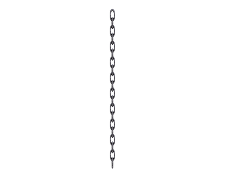 Vertical Metal Chainon Black Background PNG Image