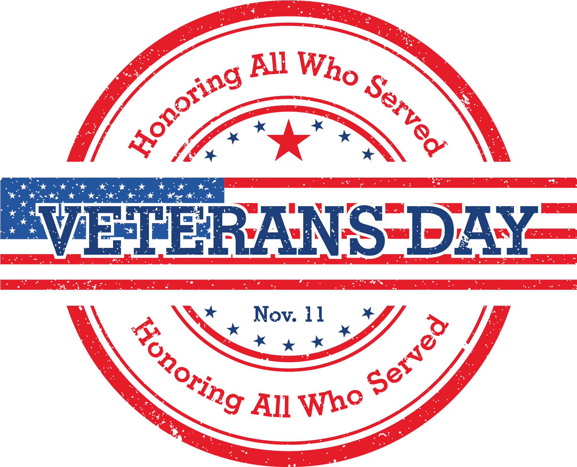 Veterans Day Tribute Graphic PNG Image