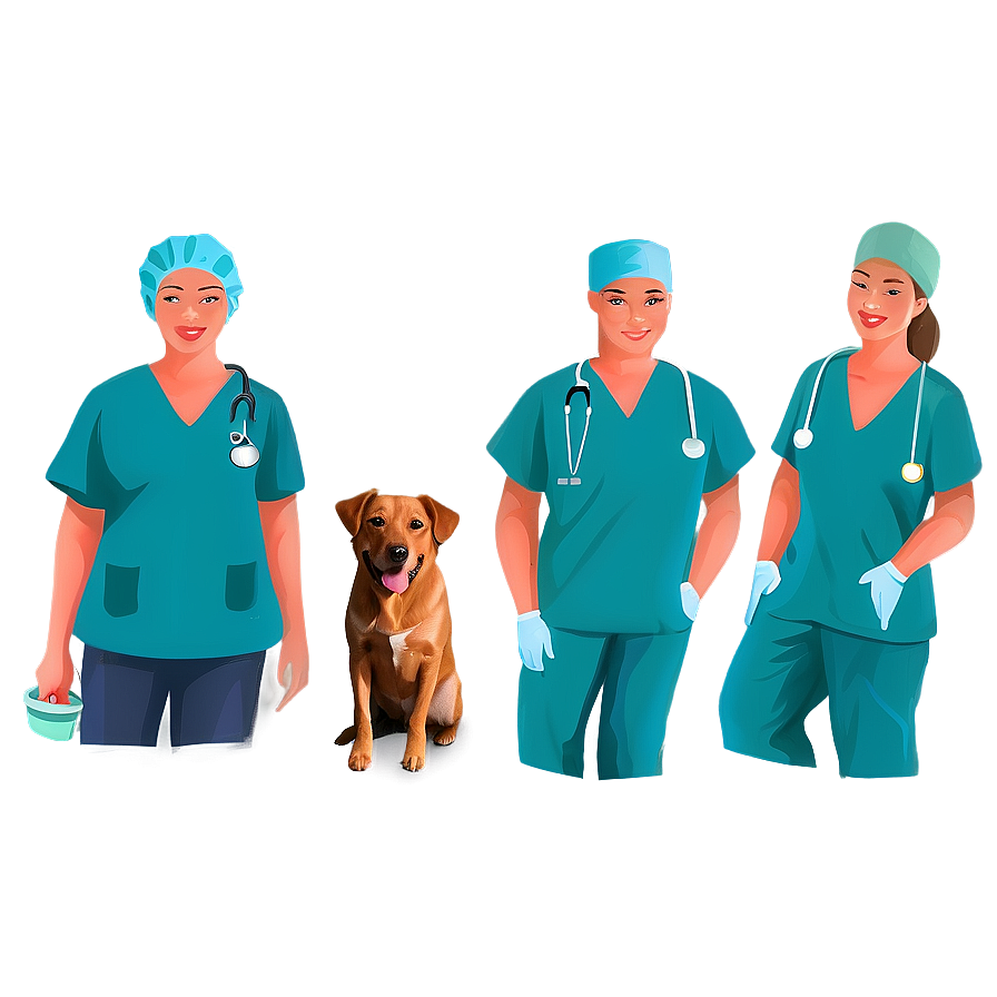 Veterinarian Surgical Team Png Ksr12 PNG Image