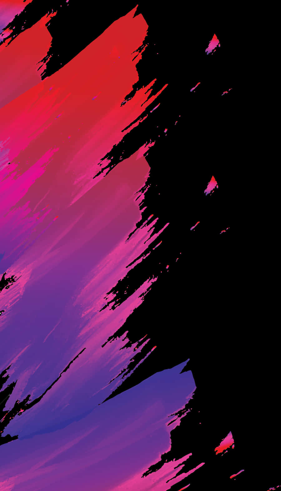 Vibrant Abstract Brushstrokes PNG Image