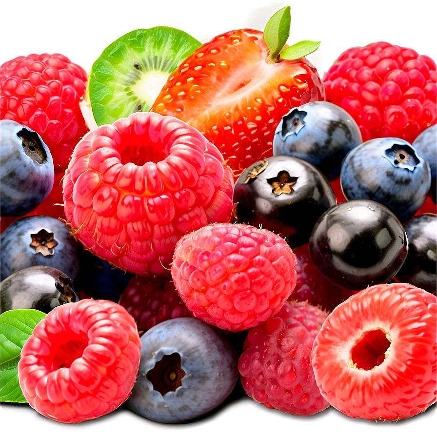 Vibrant Berries Mix Png Ymt PNG Image